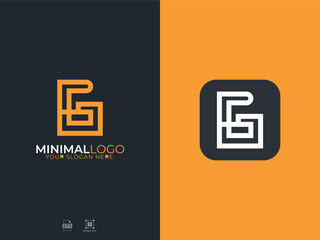 Business Minimal Letter Mark Logo