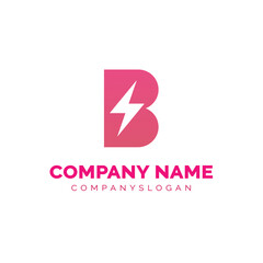 Letter B logo design, vector logo design