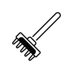 Rake vector icon