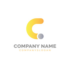 Letter C logo design, vector logo design