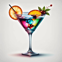 Cocktail Drink Very Fresh illustration Design