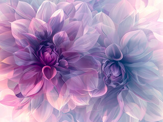 Fototapeta premium Dahlia flower photography dark red flower petals