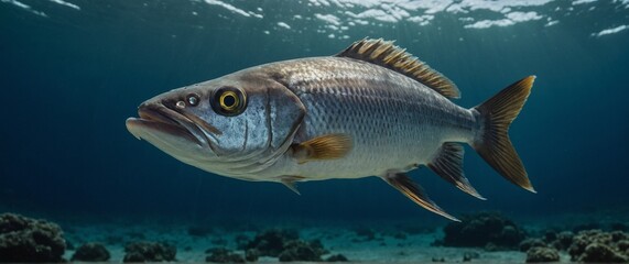 Naklejka premium Mullet fish 