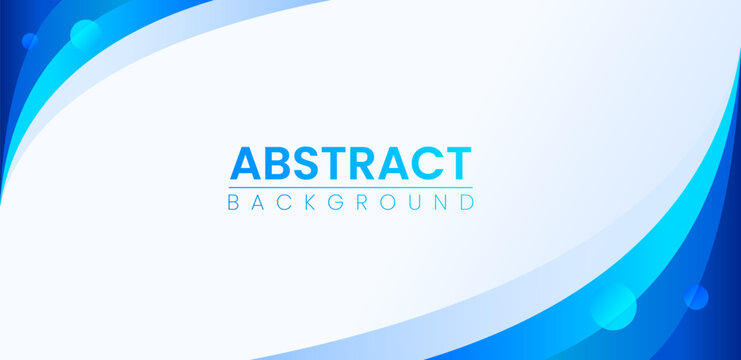 abstract blue background vector design. abstract Simple Minimal dynamic curve blue gradient color and white business wave banner background. business concept. Vector illustration.