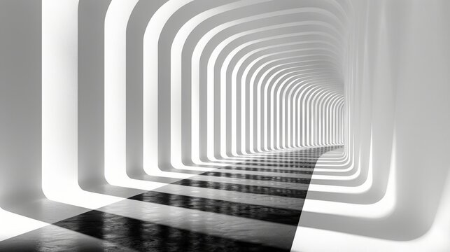 A minimalist abstract perspective line background featuring converging lines that create a vanishing point, evoking a sense of depth and dimensionality against a simple backdrop.