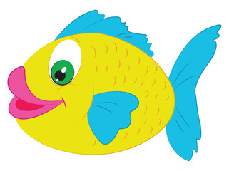 A cute fish vector illustration