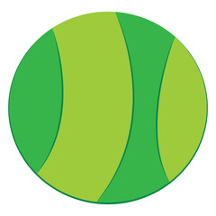 Cosco ball isolated on white background