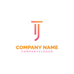 Letter J logo design, vector logo design 