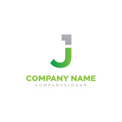 Letter J logo design, vector logo design 