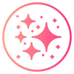 starry sky gradient icon
