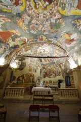 Abruzzo - Interior of the Sanctuary of the Madonna d'Appari - Built in the 13th century - It is...