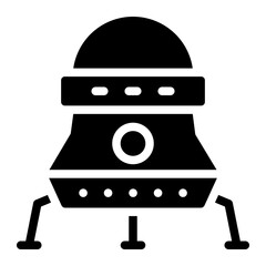 lunar module glyph icon © afif