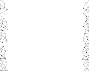 network and digital graphic element background pattern in white background