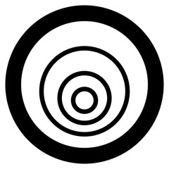 doppler effect glyph icon