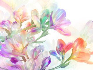 Fototapeta premium Freesia in hachijo-jima tokyo japan