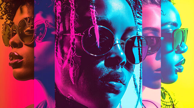 Vibrant promotional graphic for the MTV Video Music Awards.