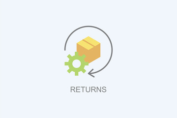 Returns Vector Icon Or Logo Illustration