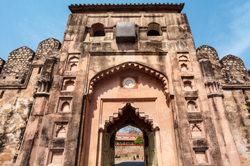 Entrance gate of Jhansi fort in Jhansi, Budelkhand, Uttar Pradesh, India, Asia