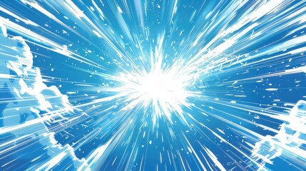 Vibrant energy of manga and anime-style comic speed lines with an alpha channel. Immerse yourself in the action with three unique focus lines: radial, vertical, and diagonal