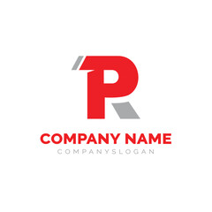 Letter R logo design, vector logo design 