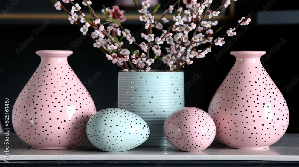 Poster design an elegant easter background with intricate lace patterns and delicate floral motifs in soft 