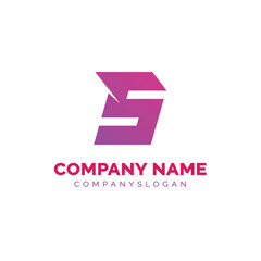 Letter S logo design, vector logo design 