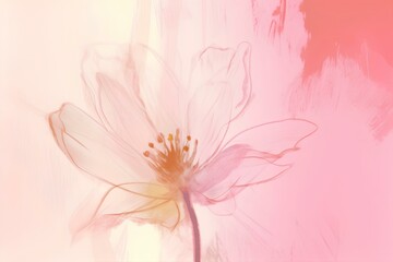 Obraz premium pink background made by midjourney