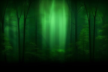 Naklejka premium forest in the fog made by midjourney