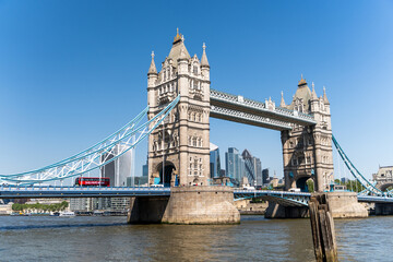 Obraz premium London Tower Bridge along the River Thames 