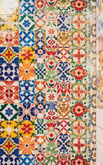 2d vector illustrator colorful vintage Seamless hi res Portuguese tiles Artwork
