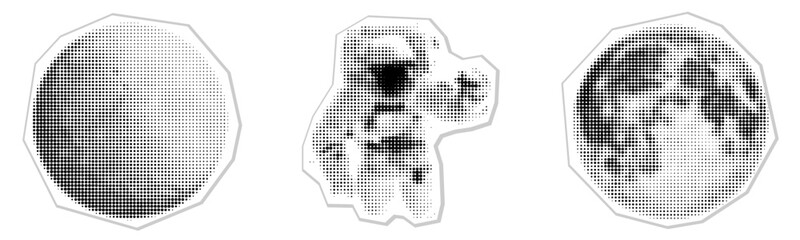 Astronaut and moon halftone pop art style illustration © tutti_frutti