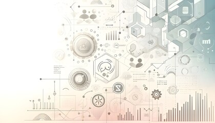 Fototapeta premium abstract technology background