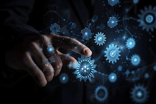 Coronavirus Pandemic Molecular Structure Concept