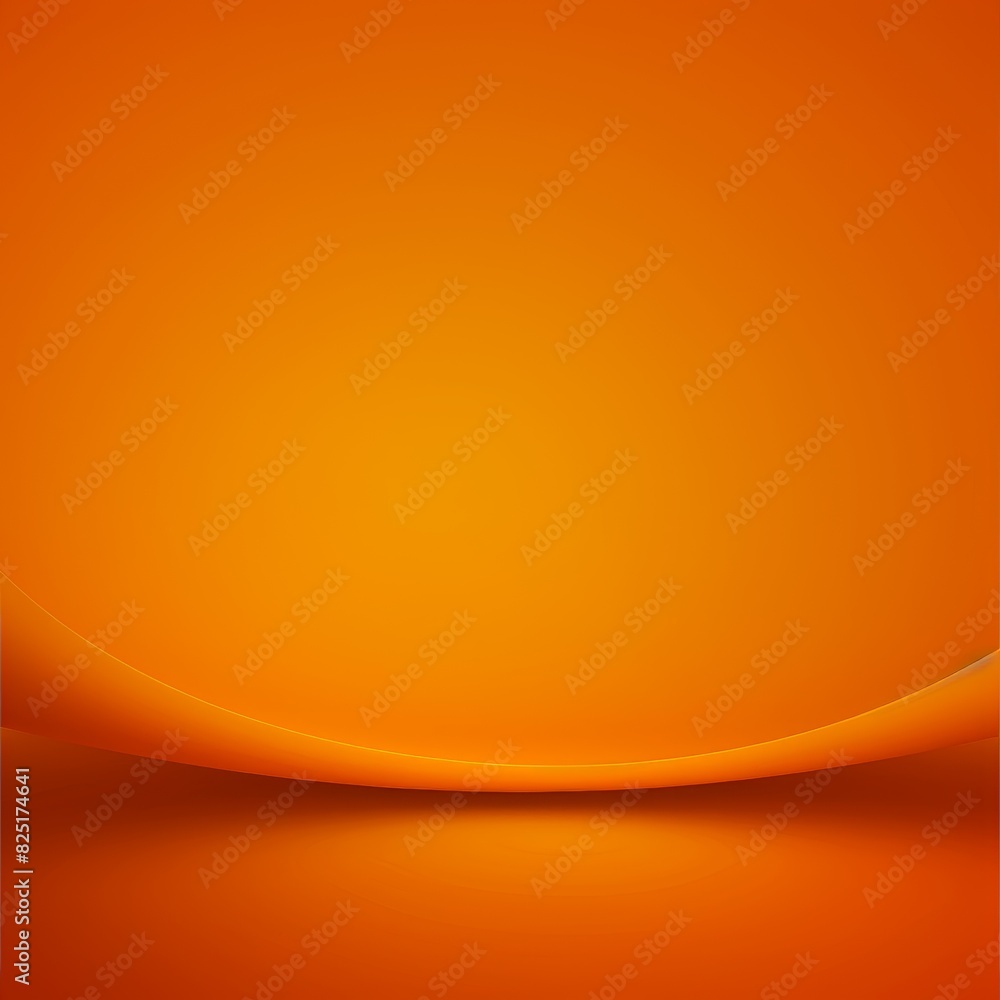 Poster abstract orange gradient background with curved lines and subtle lighting.