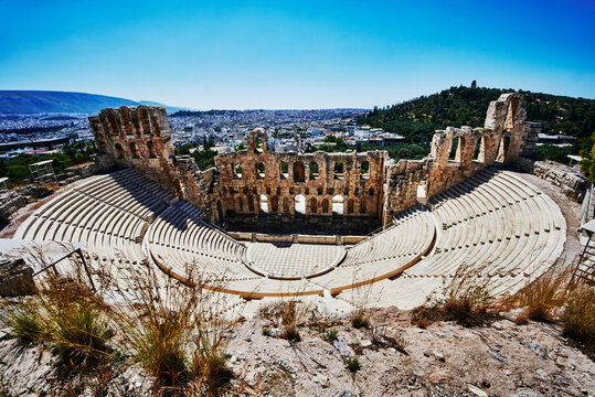 Odeon of Herodes Atticus theater, Athens, Greece