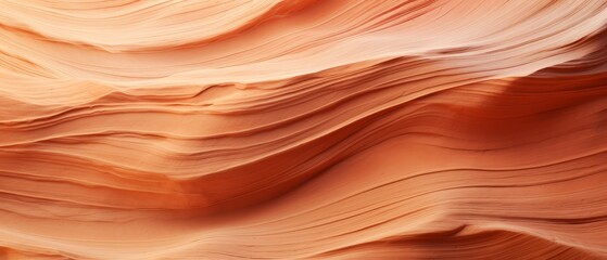 Fototapeta premium Smooth sandstone in warm tones, natural copy space