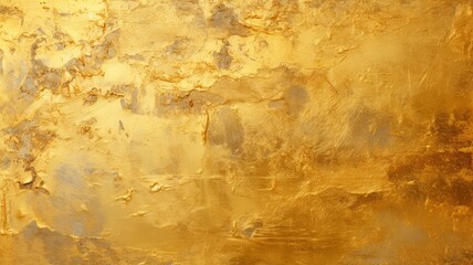 Naklejka premium Textured golden foil background, bright and reflective, ideal for design,