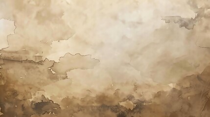 Watercolor texture with a vintage feel, featuring muted browns and sepia tones
