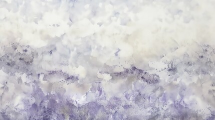 Watercolor texture with ethereal shades of lavender and light grey