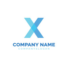 Letter X logo design, vector logo design 