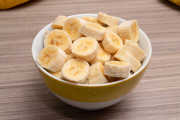 Sliced ​​bananas 