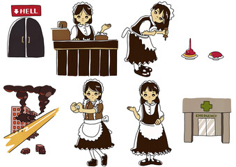 無表情な顔の子供たち#5・メイド