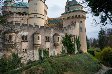 Bojnice Castle. Gothic and Renaissance architecture. Slovakia.