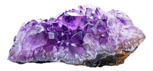 amethyst isolated on white background