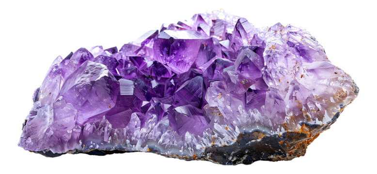 amethyst isolated on white background