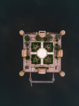 Upside down view of Jalmahal, Jaipur.