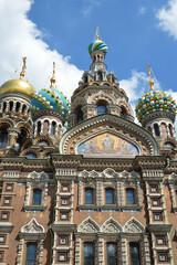 Obraz premium Church of the Savior on Spilled Blood in St. Petersburg.