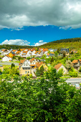 Sommerliche Wanderung durch die Kurstadt an der Werra bei Bad Salzungen und ihrer einzigartigen...