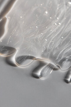 Spilled skincare serum