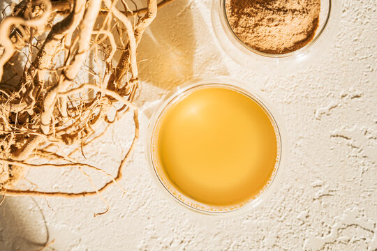 Herb root powder and tea